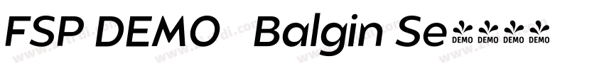 FSP DEMO   Balgin Se字体转换